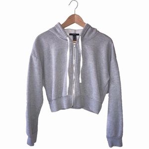 Forever 21 Gray Zip Up